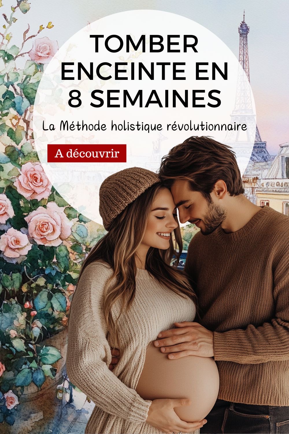 Couple heureux attendant un bébé.