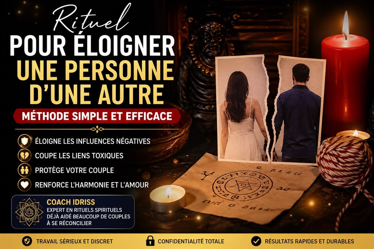 Rituel de séparation efficace expliqué par Maître Akewon pour les relations conflictuelles.