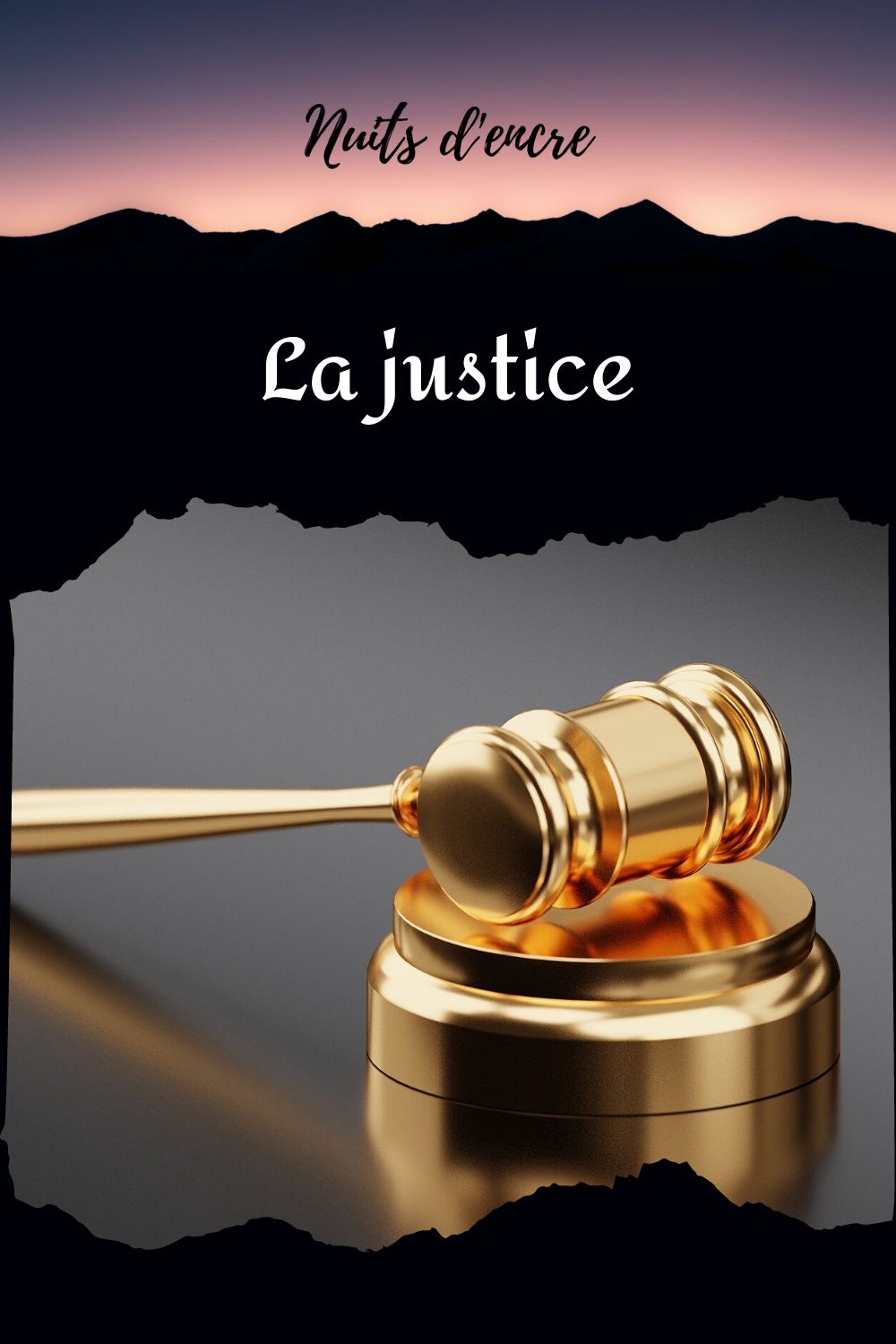 Rituel d’affaire de justice avec symboles de protection spirituelle et balance de la justice.